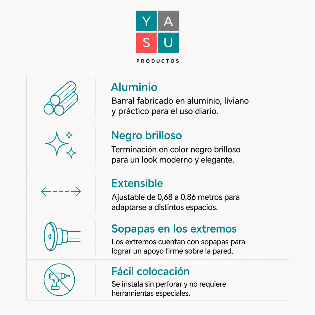 Caracteristicas barral